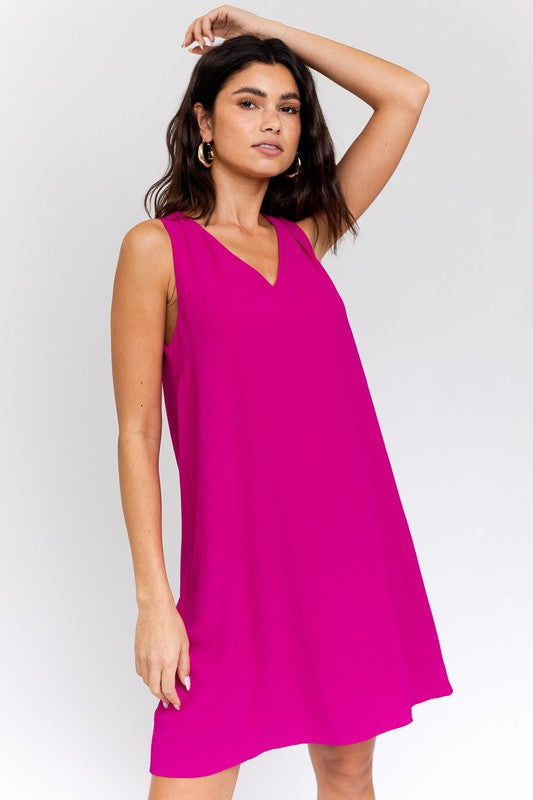 Camilla Sleeveless V-Neck Dress