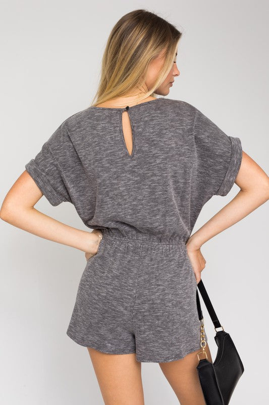 Lana Elastic Waist Romper