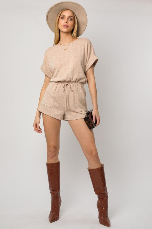 Lana Elastic Waist Romper