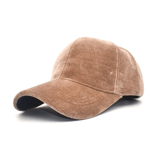 Velour Ball Cap