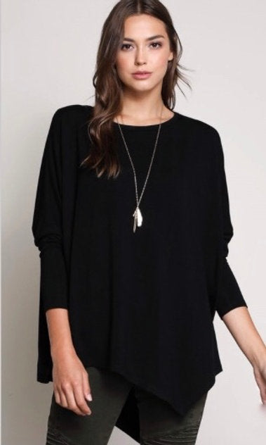 Wishlist Asymmetrical Top Black