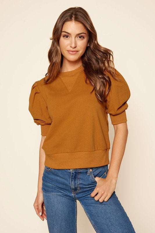 Ollie French Terry Sweatshirt Camel