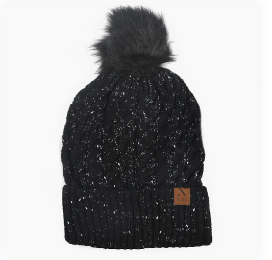 Selini Pom Hat Black