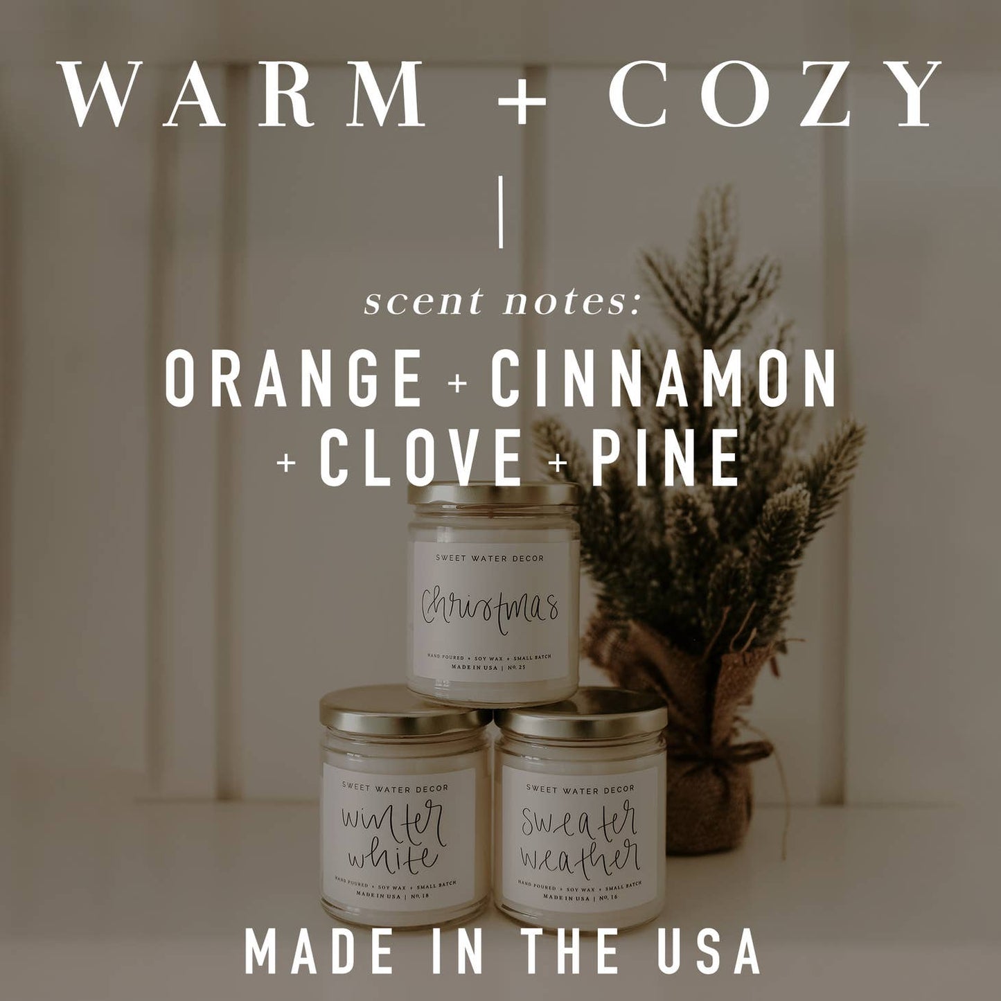 Warm and Cozy Soy Candle